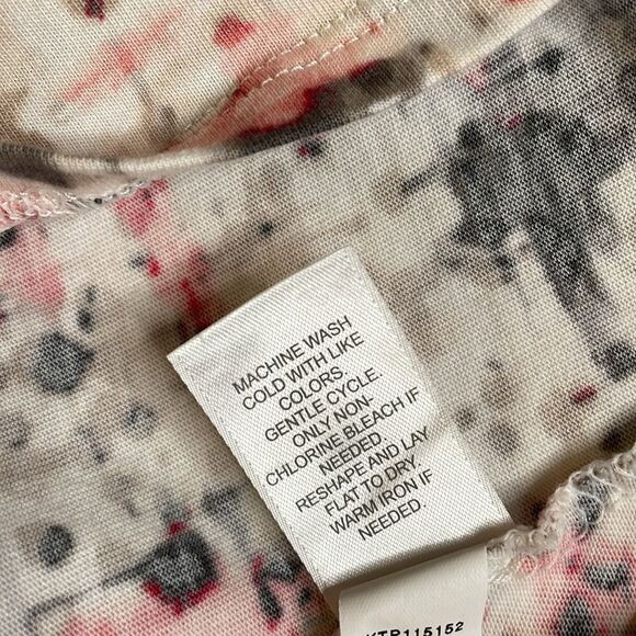 J. Jill Pure Jill Abstract Watercolor Top - Picture 5 of 9